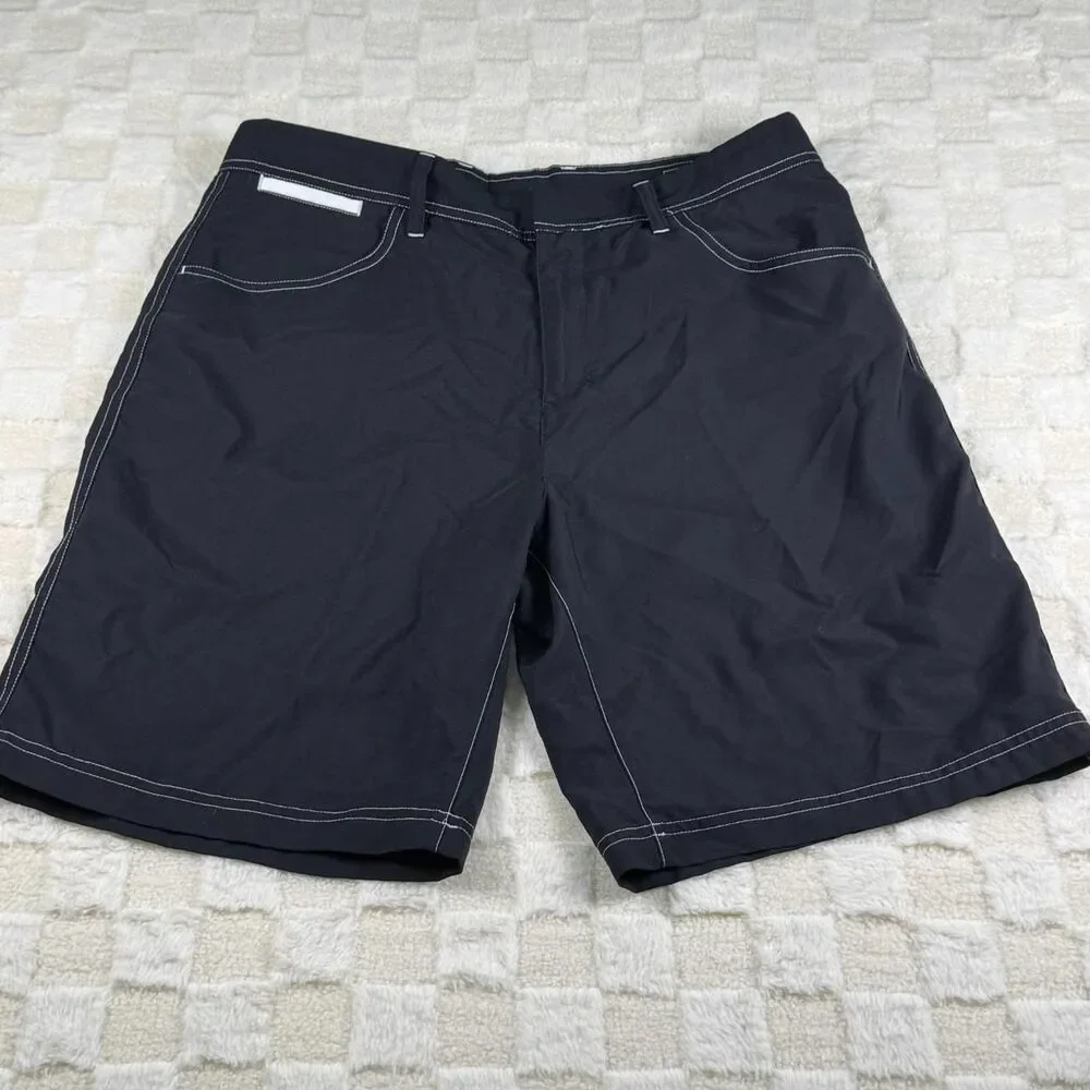 Adidas Men's Black Swim-briefs-shorts